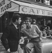French actors Jean Claude Brialy and Charles Belmont (Rue des Archives) - Muzeo.com
