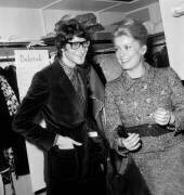 French Dress Designer Yves Saint Laurent With Actress Catherine Deneuve After Fashion Show of Winter-Summer Collection (Rue des Archives) - Muzeo.com