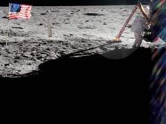 Neil Armstrong on the Lunar Surface (anonymous) - Muzeo.com