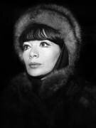 Singer Juliette Greco at Orly Airport, She\'S Going To Moscow, January 3, 1967 (b/w photo) (Rue des Archives) - Muzeo.com