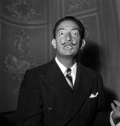 Spanish Artist Salvador Dali (1904 -1989) Reading his 