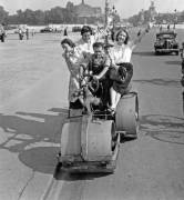Strike in Public Transportation in Paris on August 12, 1953 (Rue des Archives) - Muzeo.com