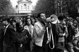 Students during A Demonstration in Front of The Sorbonne (Rue des Archives) - Muzeo.com