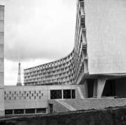 Unesco Headquarters in Paris Before Official Opening, August 20, 1958 (b/w photo) (Rue des Archives) - Muzeo.com