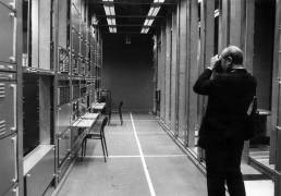 View of New Telephone Exchange in Paris May 15, 1973 (b/w photo) (Rue des Archives) - Muzeo.com