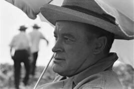 Bob Hope sur le plateau de 