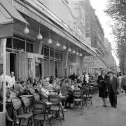 Brasserie La Coupole à Paris le 4 juillet 1959 (Rue des Archives) - Muzeo.com