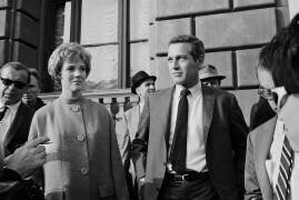 Julie Andrews et Paul Newman sur le tournage de 
