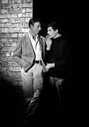 L'acteur Yves Montand avec le réalisateur Jean Christophe Averty (Rue des Archives) - Muzeo.com