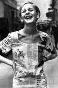 Mode annees 1960 : le mannequin anglais Twiggy (anonyme) - Muzeo.com