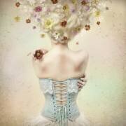 Girl of the flower garden (Kiyo Murakami) - Muzeo.com