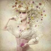 Girl of the flower garden (Kiyo Murakami) - Muzeo.com