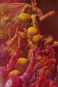 Incursion au coeur de la fête d'Holi (Véronique Durruty) - Muzeo.com