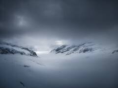 Les Alpes sous la neige (anonyme) - Muzeo.com