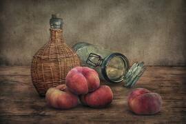 Still Life With Peaches (Christian Marcel) - Muzeo.com