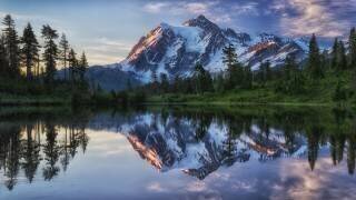 Sunrise on Mount Shuksan (James K. Papp) - Muzeo.com