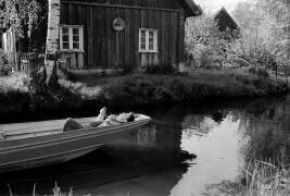 Bateau sur un canal (Thomas Kläber) - Muzeo.com