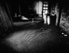 Body Outline, scene of the crime (George Logan) - Muzeo.com