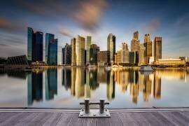 Golden Morning in SIngapore (Zexsen Xie) - Muzeo.com