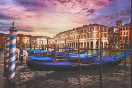 Gondolas of the Grand Canal (Miary Andria) - Muzeo.com