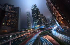 Hong Kong City Lights (Jesús M. García) - Muzeo.com