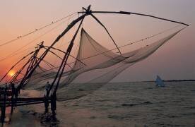 Inde, Kerala, Fort Cochin, The Chinese Nets (Christophe Boisvieux) - Muzeo.com
