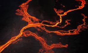 Lava River Abstract (James Bian) - Muzeo.com