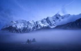 Misty Winter Evening (Daniel Gastager) - Muzeo.com