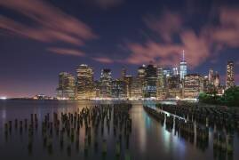 New York City at Night (李从军 Austin) - Muzeo.com