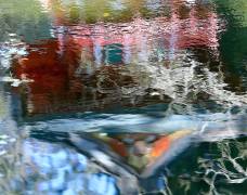 Pagoda Reflections Abstract (Robin Wechsler) - Muzeo.com