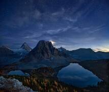 Starry Night at Mount Assiniboine (Yan Zhang) - Muzeo.com