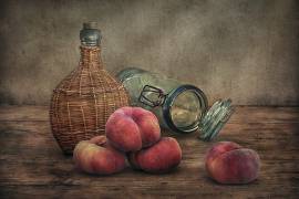 Still Life With Peaches (Christian Marcel) - Muzeo.com