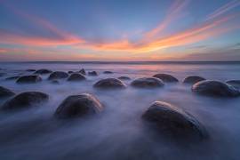 Sunset at Bowling Ball Beach (April Xie) - Muzeo.com