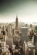 United States, USA, New York State, Manhattan, New York City, Empire State Building, Midtown cityscape from Top of the Rock at the Rockefeller Center (Antonino Bartuccio) - Muzeo.com