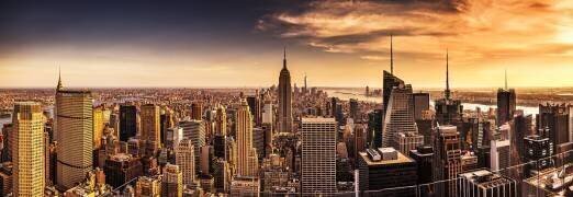 United States, USA, New York State, Manhattan, New York City, Cityscape from Top of the Rock at the Rockefeller Center (Antonino Bartuccio) - Muzeo.com