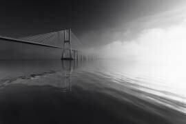 Vasco da Gama bridge, Lisbon (Joao Custodio) - Muzeo.com