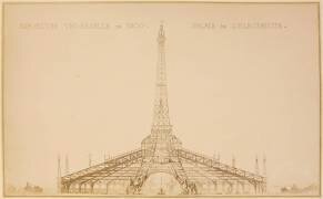 Photographie du projet dessiné du Palais de l'électricité pour l'Exposition universelle de 1900 (anonymous) - Muzeo.com