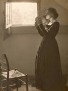 Girl with a Mirror, 1898 (Clarence Henry White) - Muzeo.com