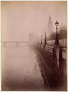 Londres, le parlement et Westminster bridge (Gabriel Loppé) - Muzeo.com