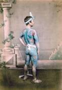 Portrait d'un homme japonais tatoue (Felice Beato) - Muzeo.com