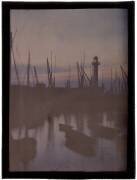 Sunset and Fishing Boats (John Cimon Warburg) - Muzeo.com