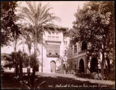 Ambassade de France au Caire, vue prise du jardin (Félix Bonfils) - Muzeo.com