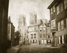 Façade Ouest de la cathédrale d'York depuis Lendall Street (William Henry Fox Talbot) - Muzeo.com