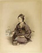 Jeune femme à la pipe (Felice Beato) - Muzeo.com