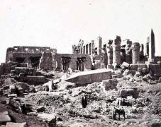 Le Temple de Karnak depuis le Sud Est (Francis Frith) - Muzeo.com