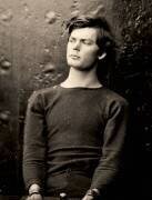 Lewis Powell en menottes à bord du USS Saugus (Alexander Gardner) - Muzeo.com