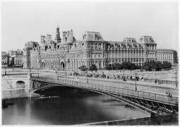 L'Hôtel de Ville et la Seine (Edouard Baldus) - Muzeo.com