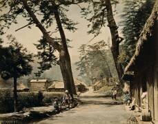 Route du Tokaido reliant Edo et Kyôto (Felice Beato) - Muzeo.com