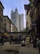 Scène de rue à New York, 1905 (Waldemar Abegg) - Muzeo.com