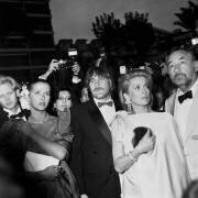French Actors Sophie Marceau Gerard Depardieu Catherine Deneuve and Philippe Noiret at Cannes Festival For Film Fort Saganne May 17 (Rue des Archives) - Muzeo.com